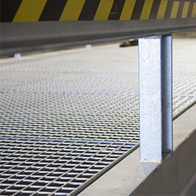 Grille rampe transportable